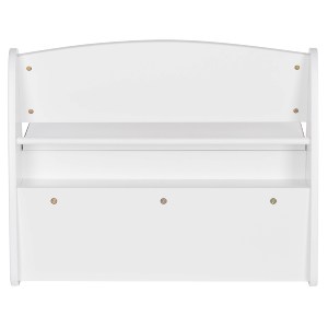 76545 ΠΑΓΚΑΚΙ ΠΑΙΔΙΚΟ ΜΕ ΑΠΟΘ.ΧΩΡΟ RICKI HM18342.03 MDF & ΚΟΝΤΡΑΠΛΑΚΕ ΛΕΥΚΟ 63x43x47Υεκ