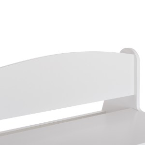 76545 ΠΑΓΚΑΚΙ ΠΑΙΔΙΚΟ ΜΕ ΑΠΟΘ.ΧΩΡΟ RICKI HM18342.03 MDF & ΚΟΝΤΡΑΠΛΑΚΕ ΛΕΥΚΟ 63x43x47Υεκ