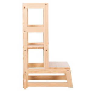 76548 ΠΥΡΓΟΣ ΕΚΜΑΘΗΣΗΣ τ.MONTESSORI PEPE HM9291.01 ΞΥΛΟ ΠΕΥΚΟΥ ΦΥΣΙΚΟ 55x53x90Υεκ