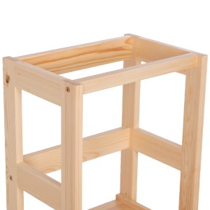76548 ΠΥΡΓΟΣ ΕΚΜΑΘΗΣΗΣ τ.MONTESSORI PEPE HM9291.01 ΞΥΛΟ ΠΕΥΚΟΥ ΦΥΣΙΚΟ 55x53x90Υεκ