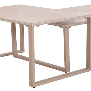76582 ΤΡΑΠΕΖΙ ΣΑΛΟΝΙΟΥ 2ΤΜΧ TERREN HM18365.02 ΜΠΕΖ ΠΟΔΙΑ--SINTERED STONE ΣΕ ΤΡΑΒΕΡΤΙΝΑ 120x70x45Υεκ