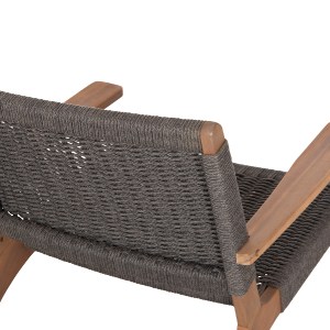76627 ΠΟΛΥΘΡΟΝΑ LOUNGE MONTER HM6241.02 ΞΥΛΟ ΑΚΑΚΙΑΣ ΦΥΣΙΚΟ-ΣΧΟΙΝΙ ΓΚΡΙ 63.5x60x69Υεκ