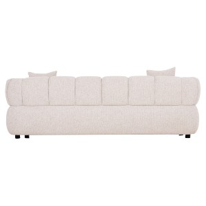 76691 ΚΑΝΑΠΕΣ 3-ΘΕΣΙΟΣ NORIKA HM3331.02 ΕΚΡΟΥ ΥΦΑΣΜΑ 220x88x85Υεκ.