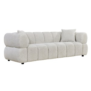 76691 ΚΑΝΑΠΕΣ 3-ΘΕΣΙΟΣ NORIKA HM3331.02 ΕΚΡΟΥ ΥΦΑΣΜΑ 228x91x72Υεκ.