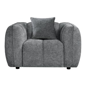 76760 ΣΕΤ ΚΑΝΑΠΕΣ ΓΩΝΙΑ (ΔΕΞΙΑ)-ΠΟΛΥΘΡΟΝΑ LOUNGE LYKKE HM10820.01R ΓΚΡΙ ΥΦΑΣΜΑ