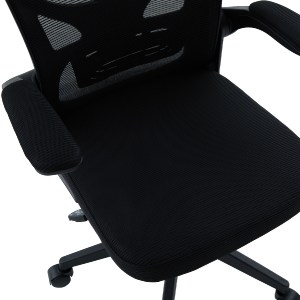 76789 ΚΑΡΕΚΛΑ ΓΡΑΦΕΙΟΥ FLOATER HM1230.01 ΜΑΥΡO MESH & PP 62x62x106-116Υεκ
