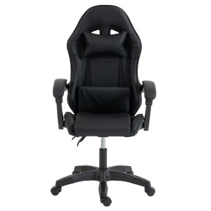 76790 ΚΑΡΕΚΛΑ GAMING STRATUS HM1231.01 ΜΑΥΡΟ PVC--ΜΕ ΜΑΞIΛΑΡΑΚΙΑ ΜΕΣΗΣ/ΚΕΦΑΛΗΣ 62x62x119Υεκ