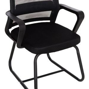 76795 ΚΑΡΕΚΛΑ ΕΠΙΣΚΕΠΤΗ CASTER HM1228.01 PP--MESH--ΜΕΤΑΛΛΟ ΜΑΥΡΟ 46x52x94Υεκ