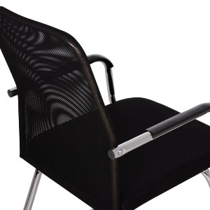 76797 ΚΑΡΕΚΛΑ ΕΠΙΣΚΕΠΤΗ STED HM1232.01 ΜΑΥΡO MESH--ΠΟΔΙΑ/ΜΠΡΑΤΣΑ ΧΡΩΜΙΟΥ 55x59x89Υεκ