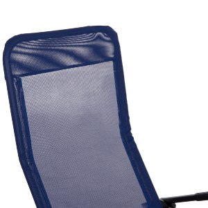 76802 ΞΑΠΛΩΣΤΡΑ ΚΟΥΝΙΣΤΗ SWINGSAND HM6553.05 ΜΠΛΕ TEXTILENE--ΜΑΥΡΟ ΜΕΤΑΛΛΟ 143x60x94Υεκ