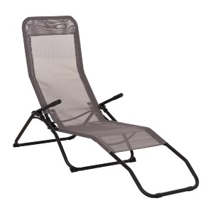 76820 ΞΑΠΛΩΣΤΡΑ ΚΟΥΝΙΣΤΗ SWINGSAND HM6553.01 ΓΚΡΙ TEXTILENE--ΜΑΥΡΟ ΜΕΤΑΛΛΟ 142x60x95Υεκ