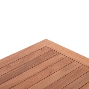 76910 ΣΕΤ ΤΡΑΠΕΖΙ ΜΕ 2 ΣΚΑΜΠΟ ΜΠΑΡ PRESSCOT HM10918 ΞΥΛΟ TEAK ΣΕ ΦΥΣΙΚΟ ΧΡΩΜΑ