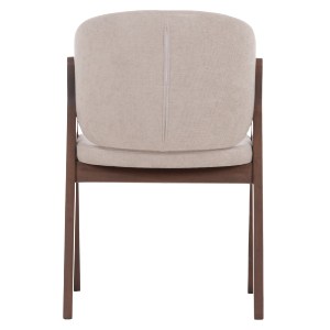 76919 ΚΑΡΕΚΛΑ HANA HM9746.11 RUBBERWOOD ΣΕ ΜΑΥΡΟ ΧΡΩΜΑ-ΓΚΡΙ ΥΦΑΣΜΑ 55,5x60x85Yεκ.