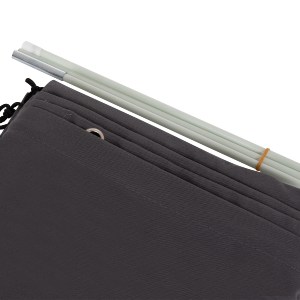 76931 ΚΑΛΥΜΜΑ 3X3m ΓΙΑ ΟΜΠΡΕΛΑ HM6622.01 - SPUN POLYESTER ΣΕ ΓΚΡΙ