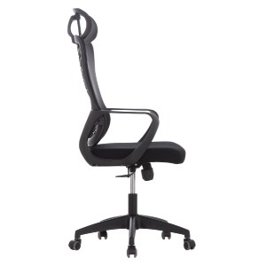 76934 ΚΑΡΕΚΛΑ ΓΡΑΦΕΙΟΥ ELVAR HM1219.01 ΜΑΥΡO MESH--ΒΑΣΗ ΠΟΛΥΠΡΟΠΥΛΕΝΙΟΥ 63x56x125Υεκ