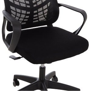 76934 ΚΑΡΕΚΛΑ ΓΡΑΦΕΙΟΥ ELVAR HM1219.01 ΜΑΥΡO MESH--ΒΑΣΗ ΠΟΛΥΠΡΟΠΥΛΕΝΙΟΥ 63x56x125Υεκ