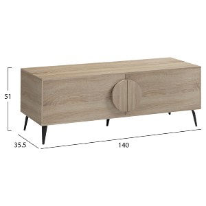 77087 ΕΠΙΠΛΟ ΤΗΛΕΟΡΑΣΗΣ SAVORE HM18369.01 ΜΕΛΑΜΙΝΗ SONAMA 140Χ35.5Χ51Υεκ.