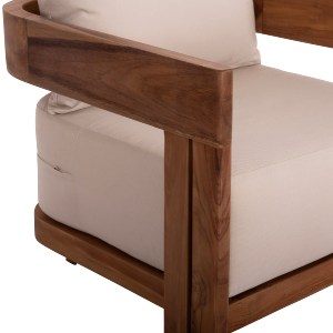 77104 ΠΟΛΥΘΡΟΝΑ LOUNGE ΣΕΙΡΑ KIOTO HM6380 ΞΥΛΟ ΤΕΑΚ--ΦΥΣΙΚΟ ΧΡΩΜΑ 70x74x72Υεκ.