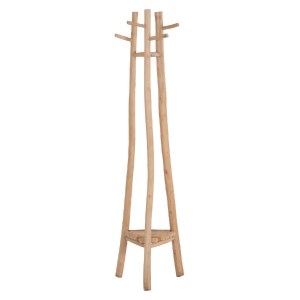 77128 ΚΑΛΟΓΕΡΟΣ ΜΕ 3 ΚΟΛΩΝΕΣ TRIDEM HM4881 ΞΥΛΟ TEAK ΣΕ ΦΥΣΙΚΟ 52x52x200Υεκ.
