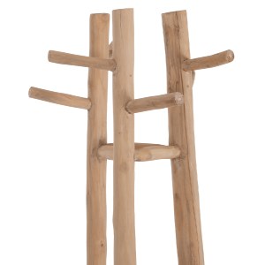 77128 ΚΑΛΟΓΕΡΟΣ ΜΕ 3 ΚΟΛΩΝΕΣ TRIDEM HM4881 ΞΥΛΟ TEAK ΣΕ ΦΥΣΙΚΟ 52x52x200Υεκ.