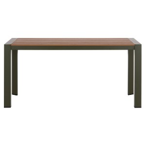 77147 ΤΡΑΠΕΖΙ ΕΞΩΤ.ΧΩΡΟΥ GOYA HM6059.07 ΑΛΟΥΜΙΝΙΟ ΣE OLIVE GREEN & POLYWOOD 160X80Χ75Υεκ.