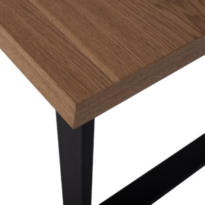 77156 ΣΕΤ ΤΡΑΠΕΖΑΡΙΑΣ 7ΤΜΧ ASTORIA HM10933.02 MDF TOP--ΥΦΑΣΜΑ ΜΠΕΖ/ΚΑΦΕ & ΜΕΤΑΛΛΟ ΜΑΥΡΟ