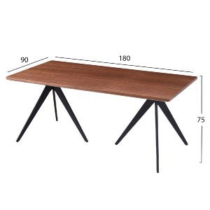 77158 ΣΕΤ ΤΡΑΠΕΖΑΡΙΑΣ 7ΤΜΧ DRENNY HM10936.03 MDF TOP ΚΑΡΥΔΙ--ΥΦΑΣΜΑ TAUPE & ΜΕΤΑΛΛΟ ΜΑΥΡΟ