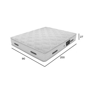 alpha-CHI-106086-82315 ΣΤΡΩΜΑ FRESH 3D ΜΟΝΟ (CHIC STROM) 90X200X27CM