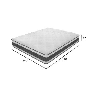 alpha-CHI-119008-85639 ΣΤΡΩΜΑ DELUXE 3D ΔΙΠΛΟ (CHIC STROM) 160X200X27CM