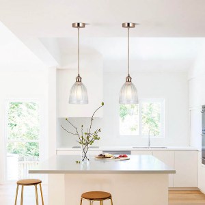 alpha-DD-GL-0539-18590 ΦΩΤΙΣΤΙΚΟ ΚΡΕΜΑΣΤΟ ΜΟΝΟΦΩΤΟ ΓΥΑΛΙΝΟ ΜΕ ΧΑΛΚΟ Ε27 15X15X150CM