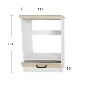 alpha-DR6082A01-2957727 ANITA ΝΤΟΥΛΑΠΙ ΦΟΥΡΝΟΥ ΣΟΝΟΜΑ 60X60X82CM