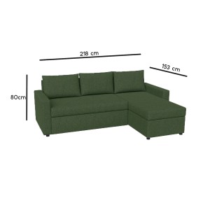 alpha-GR-10235-6-2956387 CONCEPT ΓΩΝΙΑΚΟΣ ΚΑΝΑΠΕΣ ΚΡΕΒΑΤΙ ΜΕ ΑΝΑΣΤΡΕΨΙΜΗ ΓΩΝΙΑ & ΑΠΟΘΗΚΕΥΤΙΚΟ ΧΩΡΟ ΚΥΠΑΡΙΣΣΙ 218X153X80CM