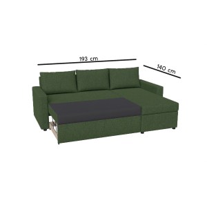 alpha-GR-10235-6-2956388 CONCEPT ΓΩΝΙΑΚΟΣ ΚΑΝΑΠΕΣ ΚΡΕΒΑΤΙ ΜΕ ΑΝΑΣΤΡΕΨΙΜΗ ΓΩΝΙΑ & ΑΠΟΘΗΚΕΥΤΙΚΟ ΧΩΡΟ ΚΥΠΑΡΙΣΣΙ 218X153X80CM