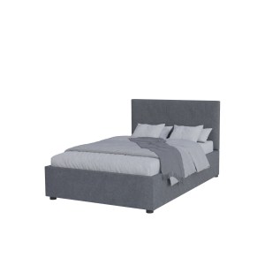 alpha-GR-BILL12-M14-2142082 ΚΡΕΒΑΤΙ BILLY ΓΚΡΙ 120X200CM