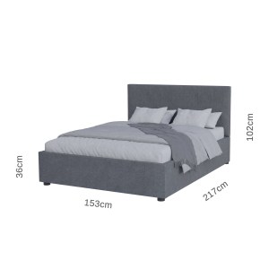 alpha-GR-BILL14-M01-2142088 ΚΡΕΒΑΤΙ BILLY ΜΠΕΖ 140X200CM