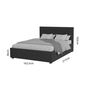 alpha-GR-BILL15-M08-2958476 ΚΡΕΒΑΤΙ BILLY ΚΥΠΑΡΙΣΣΙ 150X200CM
