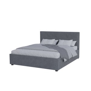 alpha-GR-BILL16-M14-2142122 ΚΡΕΒΑΤΙ BILLY ΓΚΡΙ 160X200CM