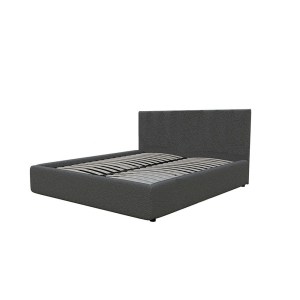 alpha-GR-BILL16-Q92-2958756 ΚΡΕΒΑΤΙ BILLY ΓΚΡΙ ΜΠΟΥΚΛΕ 160X200CM