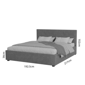 alpha-GR-BILL18-M11-2958468 ΚΡΕΒΑΤΙ BILLY ΣΑΠΙΟ ΜΗΛΟ 180X200CM