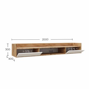 alpha-GR-CALLISTO-1-2957698 ΣΥΝΘΕΣΗ ΤΗΛΕΟΡΑΣΗΣ CALLISTO ΧΡΥΣΟ ΔΡΥΣ-ΛΕΥΚΟ 200X40X180CM