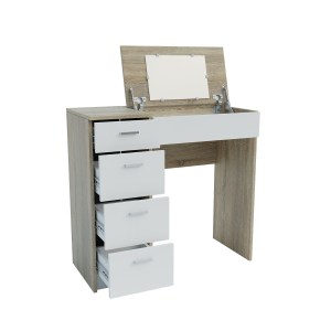 alpha-GR-DRESSTAB-778174 ΤΟΥΑΛΕΤΑ TAB ΣΟΝΟΜΑ-ΛΕΥΚΟ 90X42X82-110CM