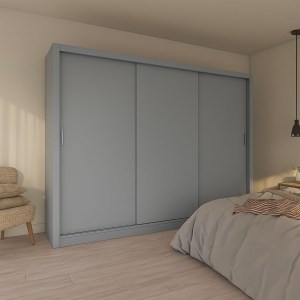 alpha-GR-GRAND-3-14660 ΝΤΟΥΛΑΠΑ GRANDIO ΓΚΡΙ 250X60X215CM