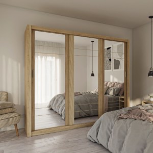 alpha-GR-GRANDMIR-14661 ΝΤΟΥΛΑΠΑ GRANDIO ΣΟΝΟΜΑ ΜΕ ΚΑΘΡΕΦΤΗ 250X60X215CM