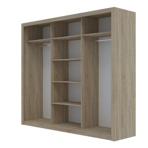 alpha-GR-GRANDMIR-2957322 ΝΤΟΥΛΑΠΑ GRANDIO ΣΟΝΟΜΑ ΜΕ ΚΑΘΡΕΦΤΗ 250X60X215CM