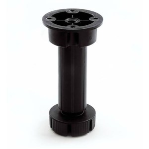 alpha-GR-LEGS1-14885 ΠΟΔΙ ΓΙΑ ΝΤΟΥΛΑΠΙ ΚΟΥΖΙΝΑΣ ΜΑΥΡΟ 5X5X15CM