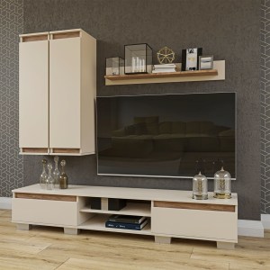 alpha-GR-LILU-9462 ΣΥΝΘΕΣΗ ΤΗΛΕΟΡΑΣΗΣ LILU ΜΠΕΖ-ΣΚΟΥΡΟ ΔΡΥΣ 175X37X131CM