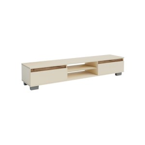 alpha-GR-LILUTV-15022 ΕΠΙΠΛΟ TV LILU ΜΠΕΖ-ΣΚΟΥΡΟ ΔΡΥΣ 175X37X31CM