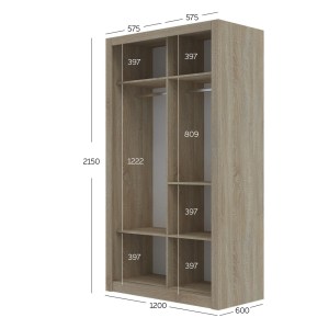 alpha-GR-LINEA-2957347 ΝΤΟΥΛΑΠΑ LINEA ΣΟΝΟΜΑ 120X60X215CM