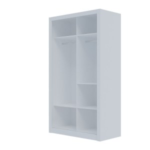 alpha-GR-LINEAMIR-1-2957371 ΝΤΟΥΛΑΠΑ LINEA ΛΕΥΚΗ ΜΕ ΚΑΘΡΕΦΤΗ 120X60X215CM