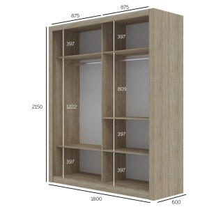 alpha-GR-REFL-2957392 ΝΤΟΥΛΑΠΑ REFLEX ΣΟΝΟΜΑ 180X60X215CM